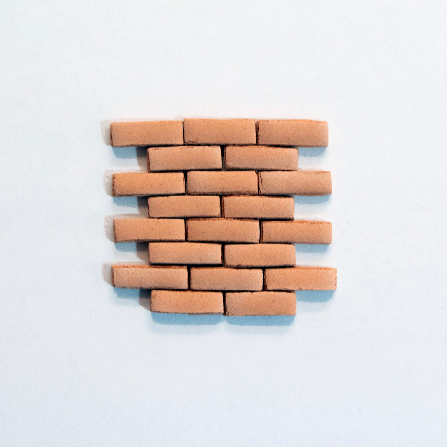 1:12 scale Burnt Sienna Brick