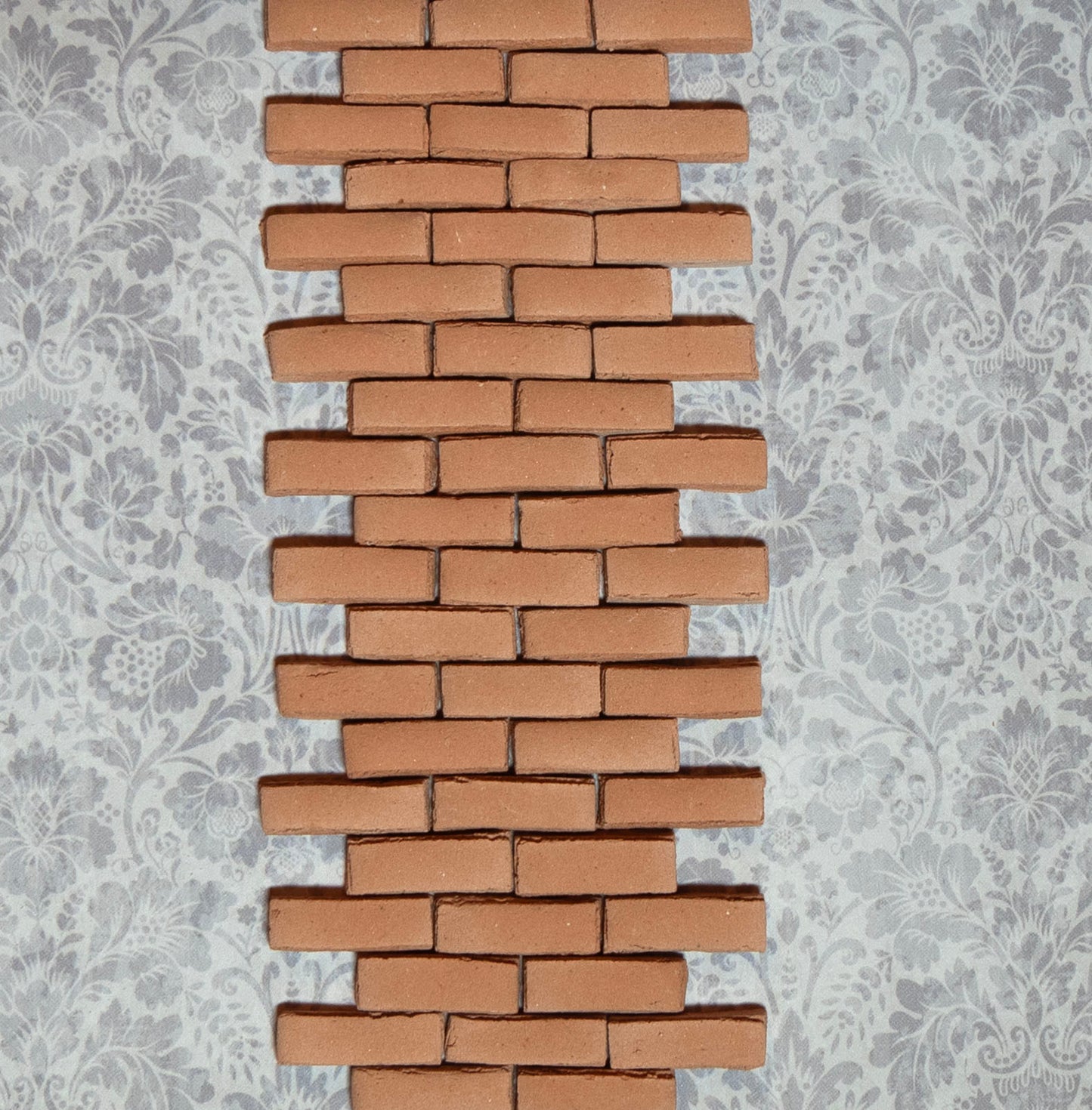1:12 scale Burnt Sienna Brick